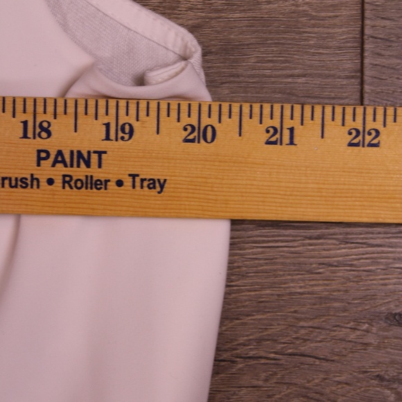 0408 Berly White Fringe Vest with Sheer Lace Back – Size 46 (M/L Fit) - Picture 5 of 6